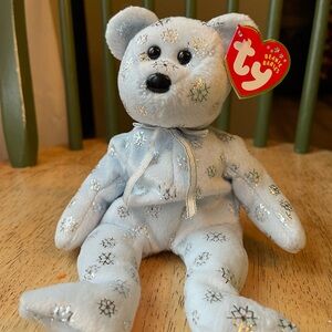 Ty Beanie Babies Blue Snowflakes— Flaky